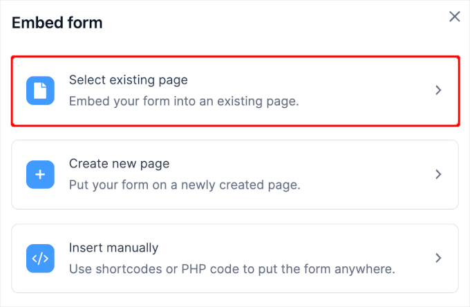 Formidable Forms' Embed form options Formidable Forms' Embed form options