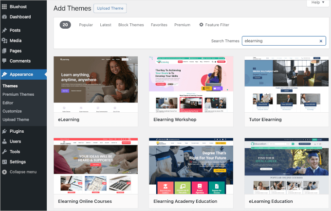 eLearning WordPress themes eLearning WordPress themes