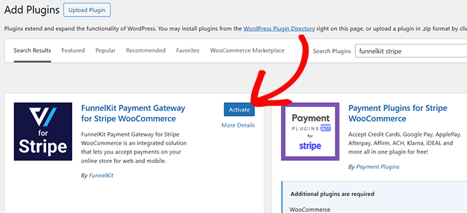 Install FunnelKit payment gateway for WooCommerce Install FunnelKit payment gateway for WooCommerce