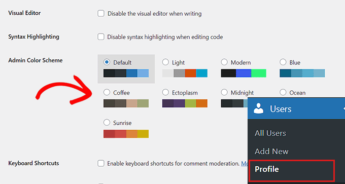 Change the color scheme of the admin dashboard Change the color scheme of the admin dashboard