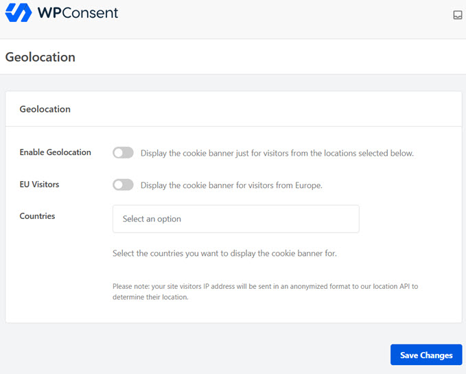wpconsent geolocation wpconsent geolocation