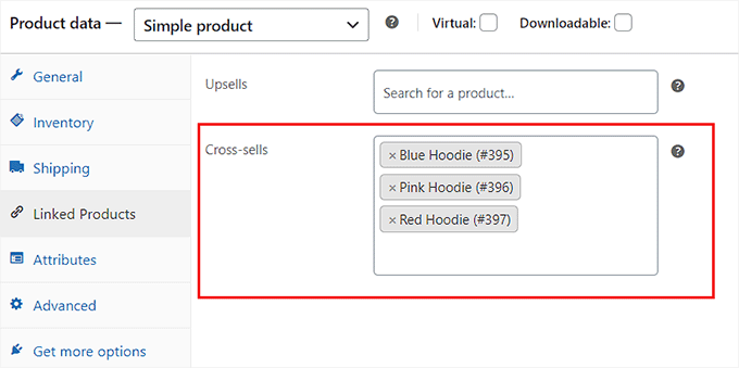 Add products in the cross sell section Add products in the cross sell section
