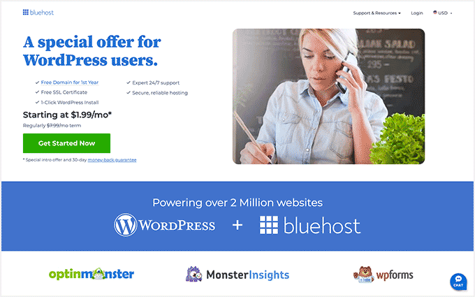 Bluehost offer for WPBeginner readers Bluehost offer for WPBeginner readers