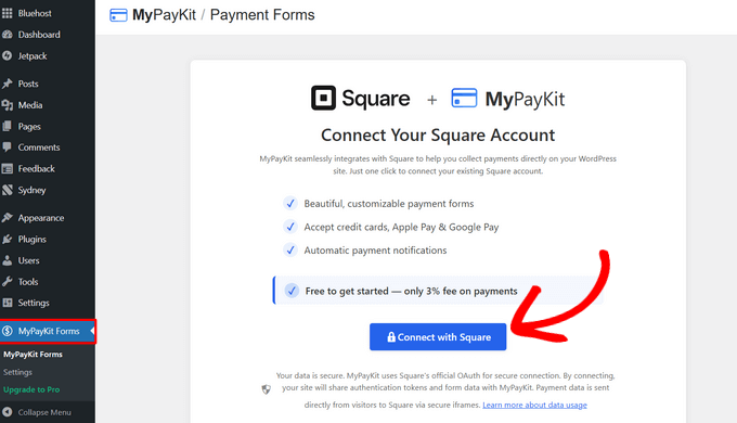Connect MyPayKit to your Square account