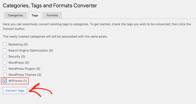 Converting a WordPress tag into a WordPress category Converting a WordPress tag into a WordPress category