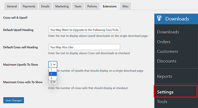 Add headings for cross sell and upsell sections Add headings for cross sell and upsell sections