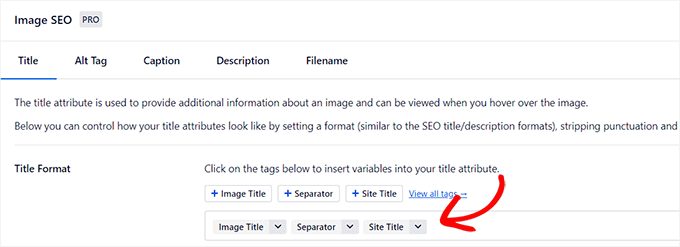 Add smart tags to configure title SEO Add smart tags to configure title SEO