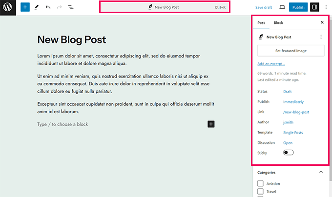 Block editor in WordPress 6.6 Block editor in WordPress 6.6