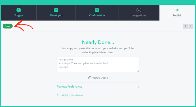 An example of a lead magnet opt-in form, created using Beacon An example of a lead magnet opt-in form, created using Beacon