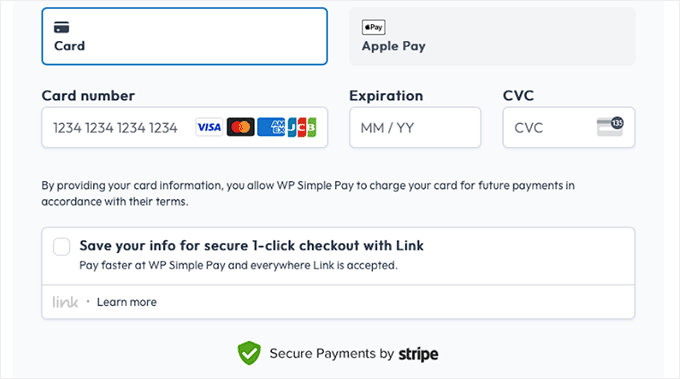 Trust badge for Stripe Trust badge for Stripe