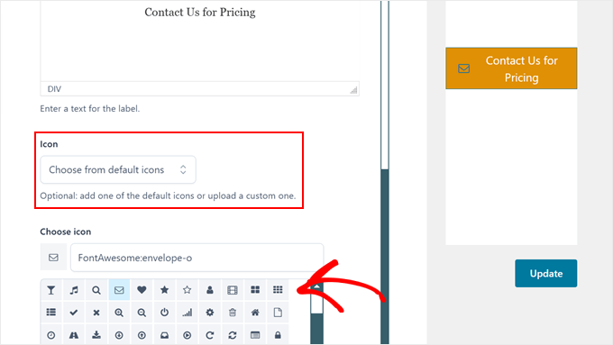Choosing a button icon in YITH WooCommerce Catalog Mode Choosing a button icon in YITH WooCommerce Catalog Mode