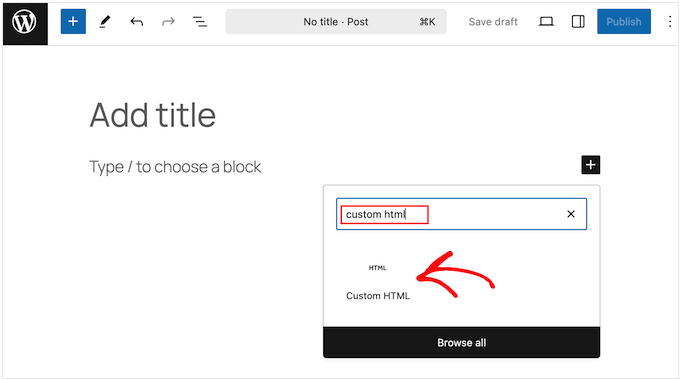 Adding a custom HTML block to your website Adding a custom HTML block to your website