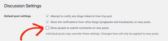 Disabling the comments on a WordPress blog or website Disabling the comments on a WordPress blog or website