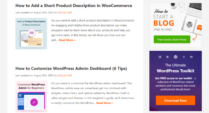 Preview summary on WPBeginner Preview summary on WPBeginner