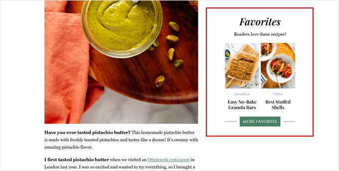 Cookie and Kate's favorite recipes block Cookie and Kate's favorite recipes block