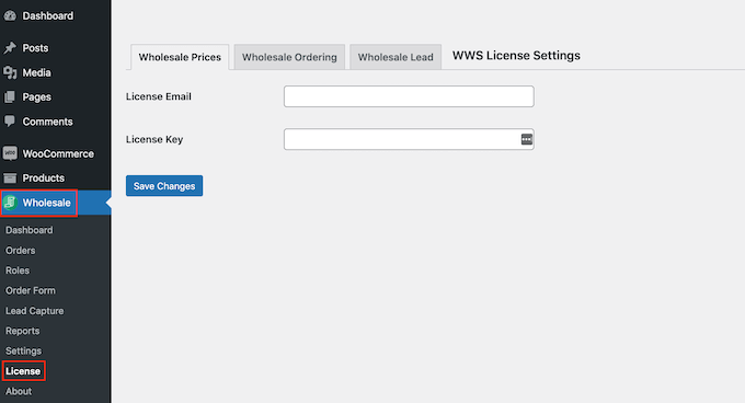 Adding a license to the Wholesale Suite plugin Adding a license to the Wholesale Suite plugin