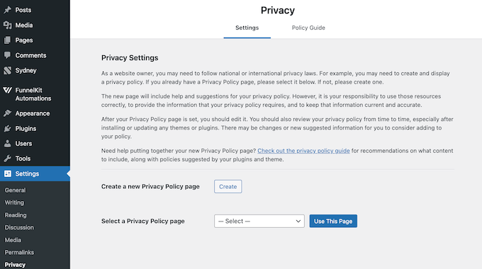 How to generate a privacy policy for your WordPress website How to generate a privacy policy for your WordPress website