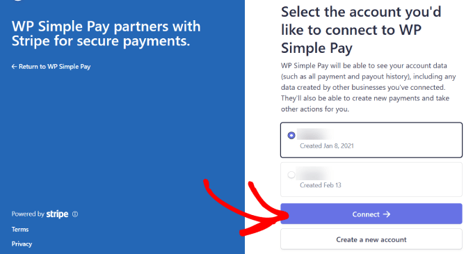 Connect Stripe to WP Simple Pay Connect Stripe to WP Simple Pay
