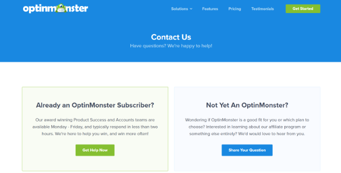 Contact us page preview Contact us page preview
