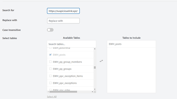 Finding suspicious links or text in your WordPress database Finding suspicious links or text in your WordPress database
