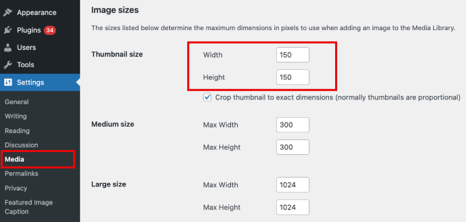 choose thumbnail size for featured image choose thumbnail size for featured image