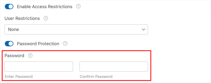 Password protect your PDF 