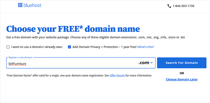 Choose a domain name to sell furniture online Choose a domain name to sell furniture online