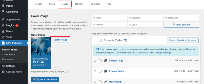 Adding Cover Art in MPL-Publisher Adding Cover Art in MPL-Publisher