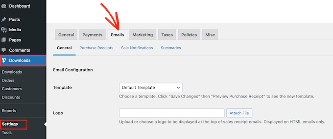 Customizing the default purchase email in Easy Digital Downloads Customizing the default purchase email in Easy Digital Downloads