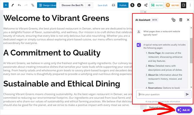 The beta Hostinger AI chatbot for WordPress The beta Hostinger AI chatbot for WordPress
