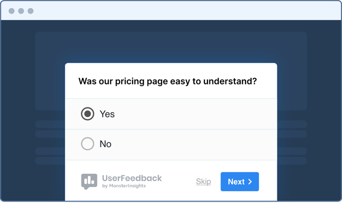 pricing page survey tool pricing page survey tool