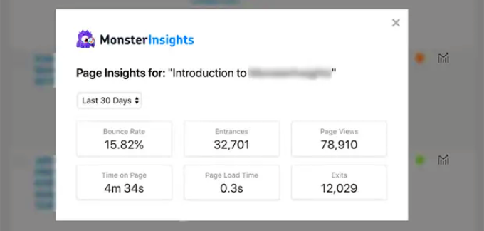 MonsterInsights page insights reports MonsterInsights page insights reports