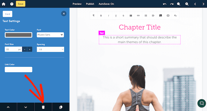 How to delete content from a lead magnet How to delete content from a lead magnet
