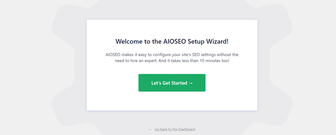 All in One SEO wizard All in One SEO wizard