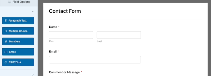 Drag and drop new form fields Drag and drop new form fields