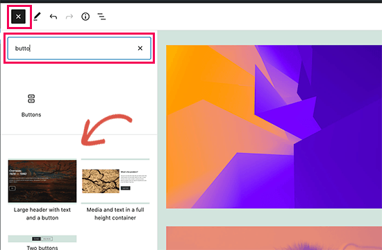Pattern suggestions in WordPress 5.8 Pattern suggestions in WordPress 5.8