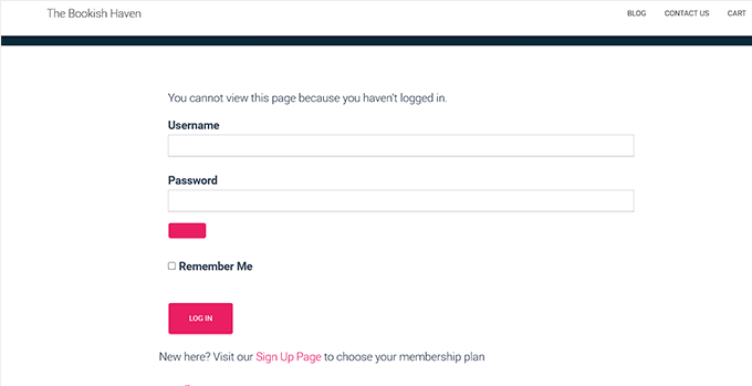 Login page preview Login page preview
