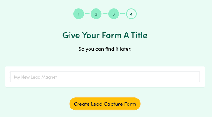 Creating a lead magnet opt in form Creating a lead magnet opt in form