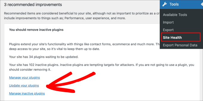 manage inactive plugins manage inactive plugins