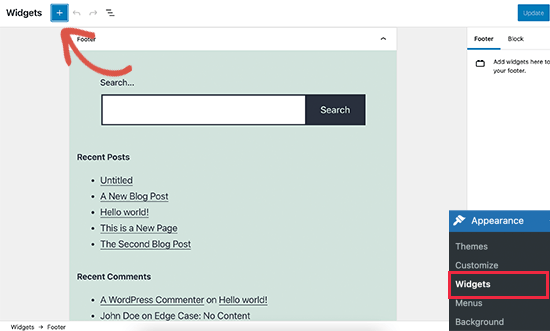 Widgets as blocks in WordPress 5.8 Widgets as blocks in WordPress 5.8