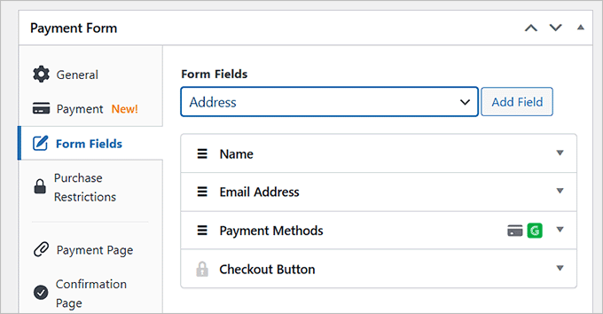 Customize form fields in the GrabPay payment form Customize form fields in the GrabPay payment form