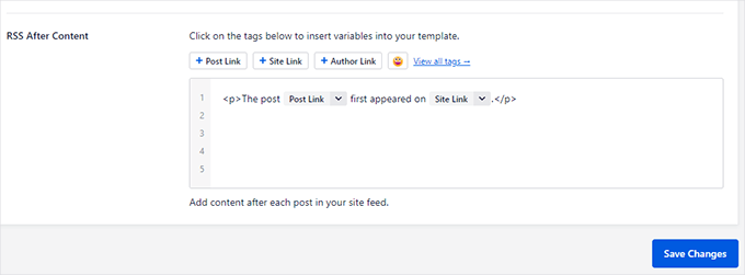 All in One SEO RSS after content All in One SEO RSS after content
