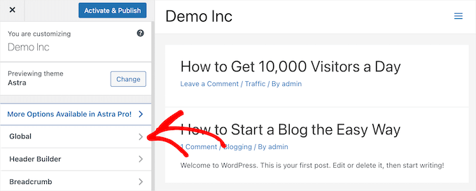 Preview and test new WordPress theme Preview and test new WordPress theme