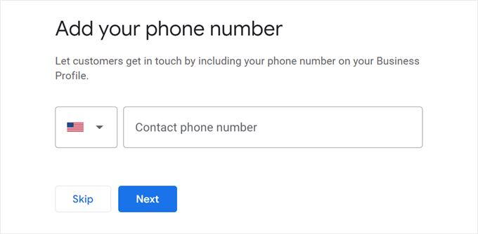 Adding a phone number in Google Business Profile Adding a phone number in Google Business Profile