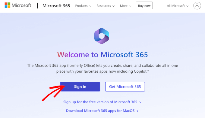 Signing in to Ms 365 Signing in to Ms 365