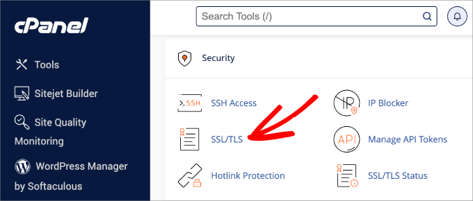 SSLTLS in cpanel SSLTLS in cpanel
