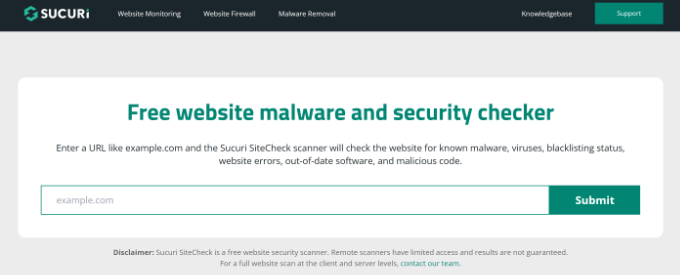 Sucuri malware scanner Sucuri malware scanner