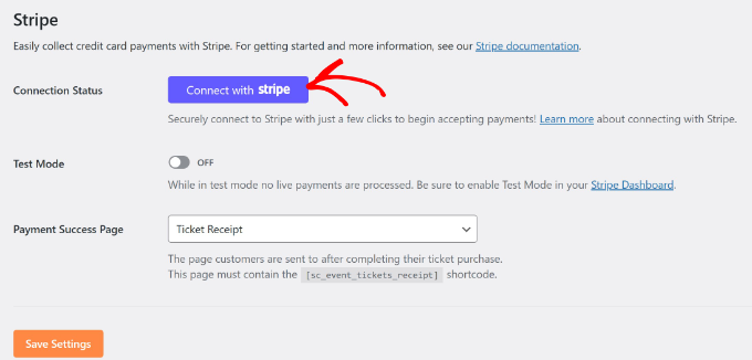 Connect Stripe with sugar calendar Connect Stripe with sugar calendar