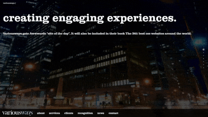 Example of using a fullscreen video background in the hero section Example of using a fullscreen video background in the hero section