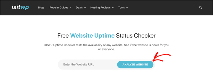 IsItWP Uptime Checker Tool IsItWP Uptime Checker Tool